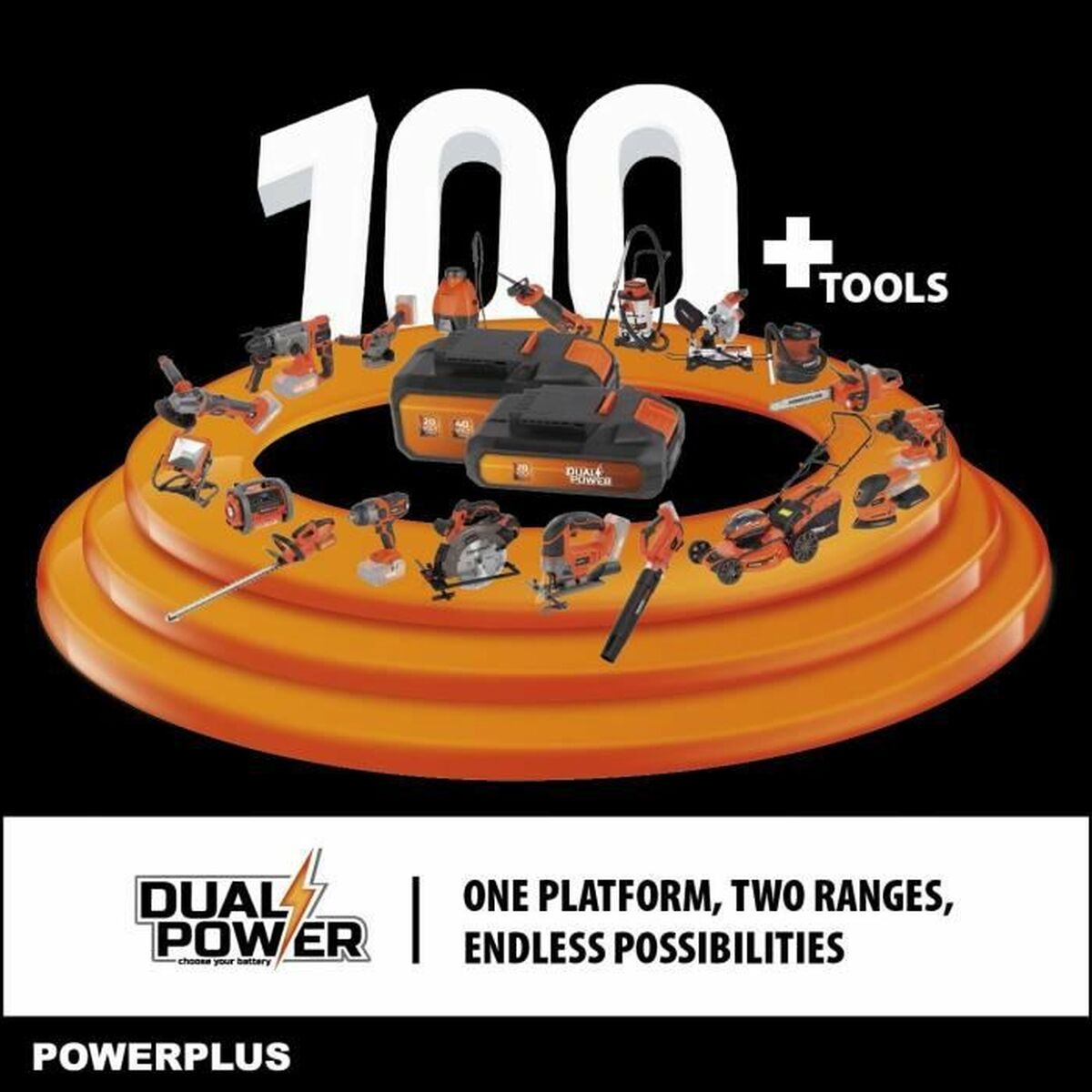 Trimer za živo mejo Powerplus Powdpg7531 20 V